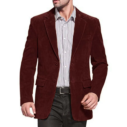 Men's Faux Suede Jacket Comfortable Commuter Casual Fashion Slim fit Jacket Best Seller Men's Jacket Comfortable Commuter Weal