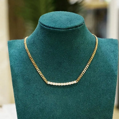 GRA Certified Full Moissanite Smile Pendant Necklace for Women 925 Sterling Silver Clavicle Chain Jewelry Gift Collares