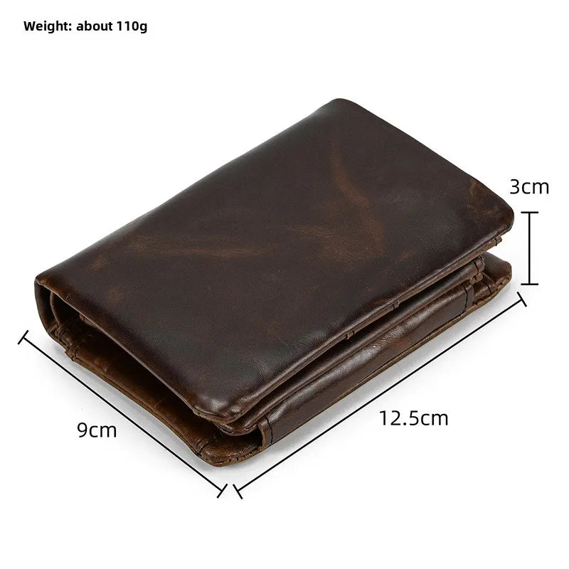 Portefeuille de luxe de marque de créateur pour homme, porte-cartes en cuir véritable souple, petit porte-monnaie pour pièces de monnaie et cartes de crédit, portefeuilles masculins à glisser dans les poches.