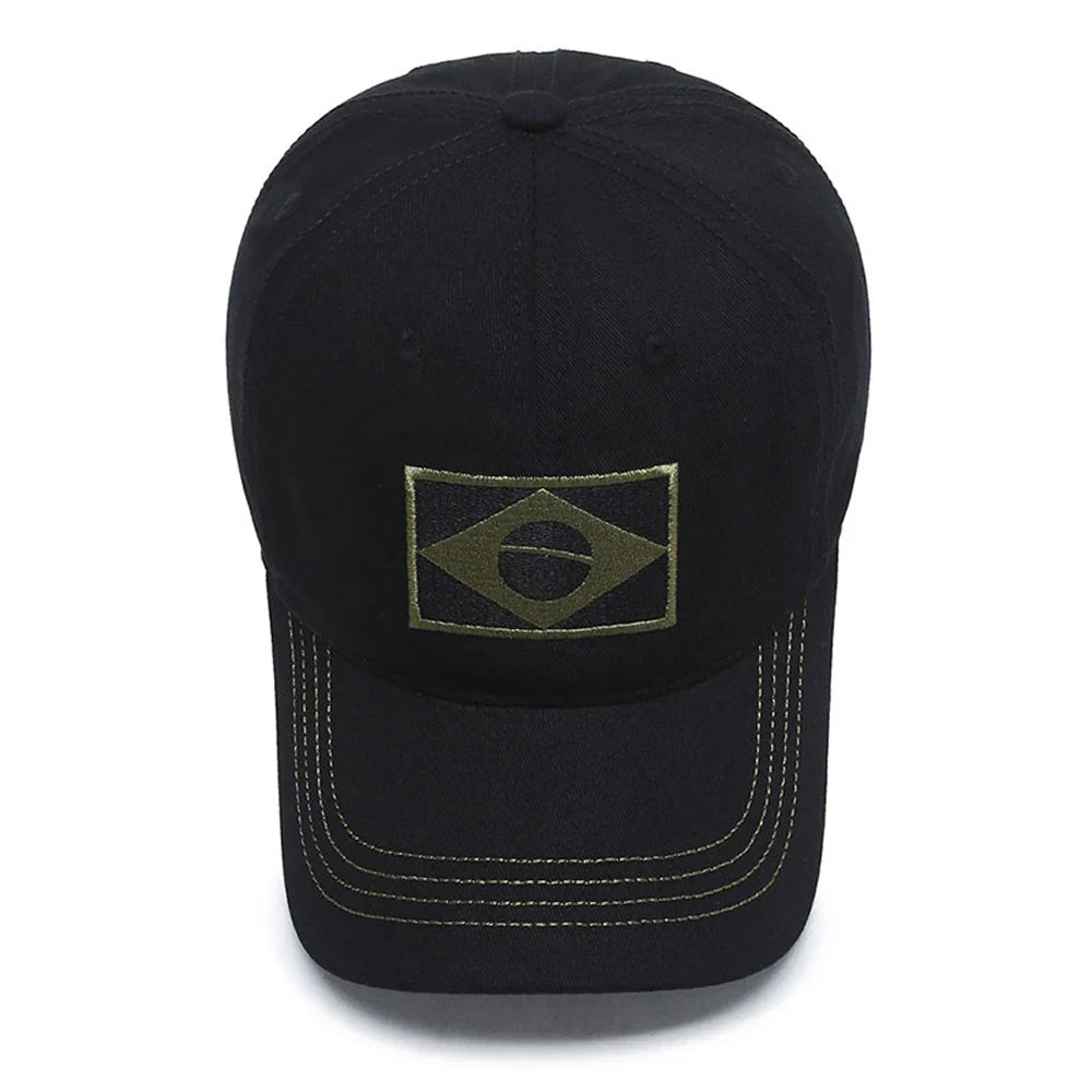New  Baseball Cap Men Summer Brazil Flag Sun Protection Snapback Cap Male Fashion Casual Golf Baseball Hat Airsoft Hat