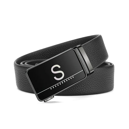 Men's Luxury Designer Belt - Automatic Alloy Buckle with 3.5cm Genuine Leather Belt for Business Suits Casual Belt Men