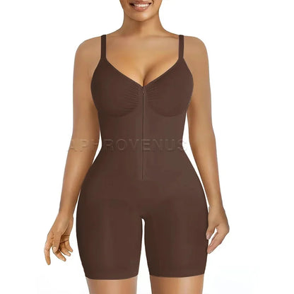 Fajas Colombianas Women Tummy Control Bodysuit Shapewear High Waisted Butt Lift Tights with Adjustable Straps & Breathable Mesh