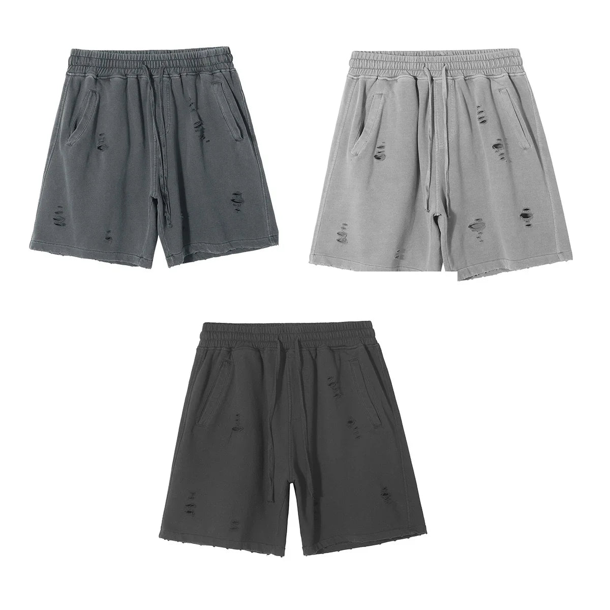 cut-up vintage shorts