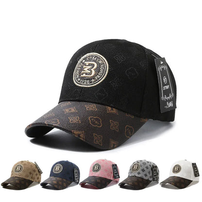 High Quality Summer Fashion Cotton Breathable Baseball Hat Snapback Letter Embroidery Face-Slimming Outdoor Cap for Women/Men