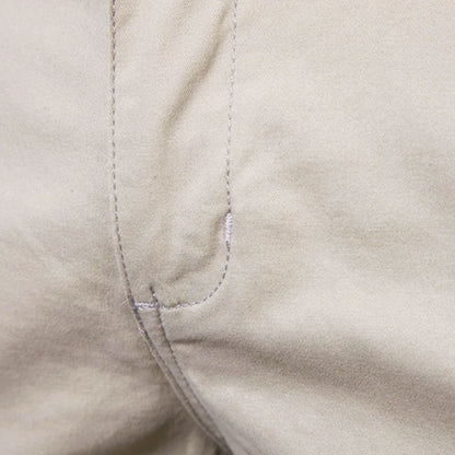 Summer 100% Cotton Solid Shorts Men High Quality Casual Business Social Elastic Waist Men Shorts 10 Colors Beach Shorts