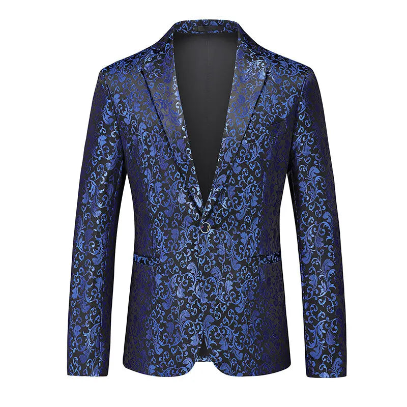 2026 New Men's Red Single-breasted V-neck Blazer Coat, Asian Fit Wedding Party Dress Jacket M-6XL New Arrivals