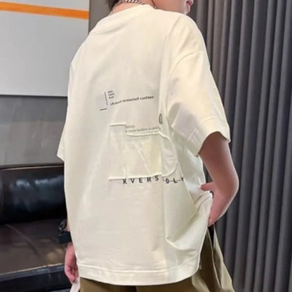 Cooling 100% Cotton Boys' Summer Short Sleeve T Shirt Big Tall Kids Loose Casual Trendy Hot Sale Apparel Wholesale