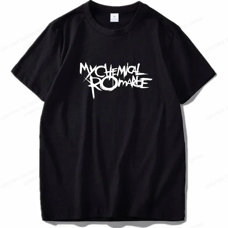 My Chemical Romance T Shirt Women Fashion Cotton T-shirts Cool Hip Hop Men Tshirt Casiual Summer Vintage Anime Unisex Top Tee
