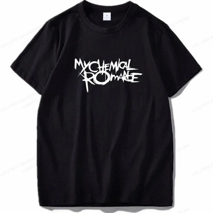 My Chemical Romance T Shirt Women Fashion Cotton T-shirts Cool Hip Hop Men Tshirt Casiual Summer Vintage Anime Unisex Top Tee