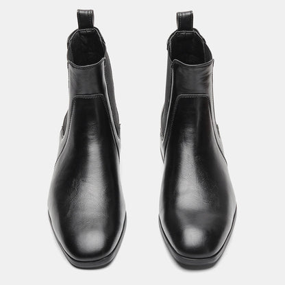 40~46 Chelsea Boots Men 2024 Brand Comfortable Fashion Leather Men Boots #KD431