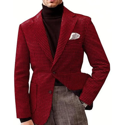 Men's Camel Velvet Blazer with Leather Patchwork Slim Fit Formal Casual Tuxedo Jacket Two-Tone Business Suit Coat