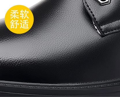 Winter thick soled Men's boots Outdoor waterproof laceup genuine leather boots male Comfortable warm leather shoes Botas Zapatos