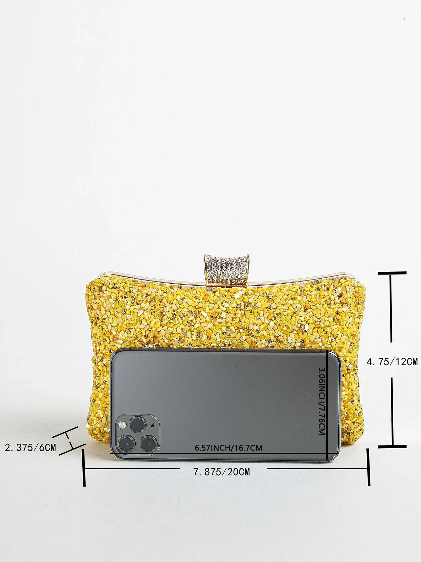Mini Irregular Jewel Handheld Dinner Bag