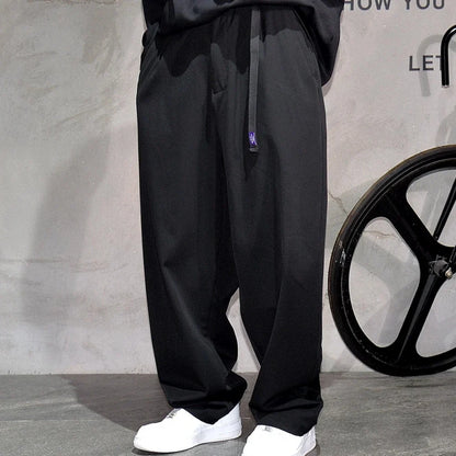 Japanese Vintage Casual Baggy Pants Mens Clothing High Quality Trend Straight Pants Fashion Loose Trousers Streetwear Pants Male