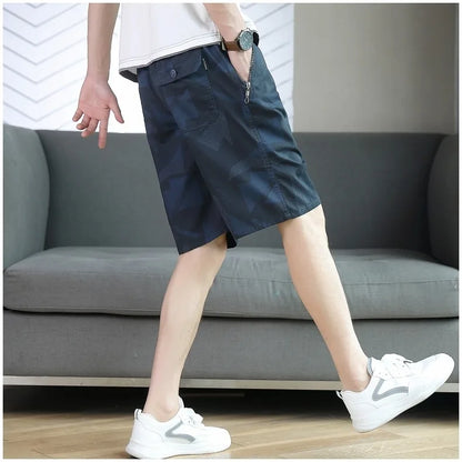 Big Size Men's Casual Shorts Light Weight Cotton Shorts Summer Running Breathable Sweat Shorts