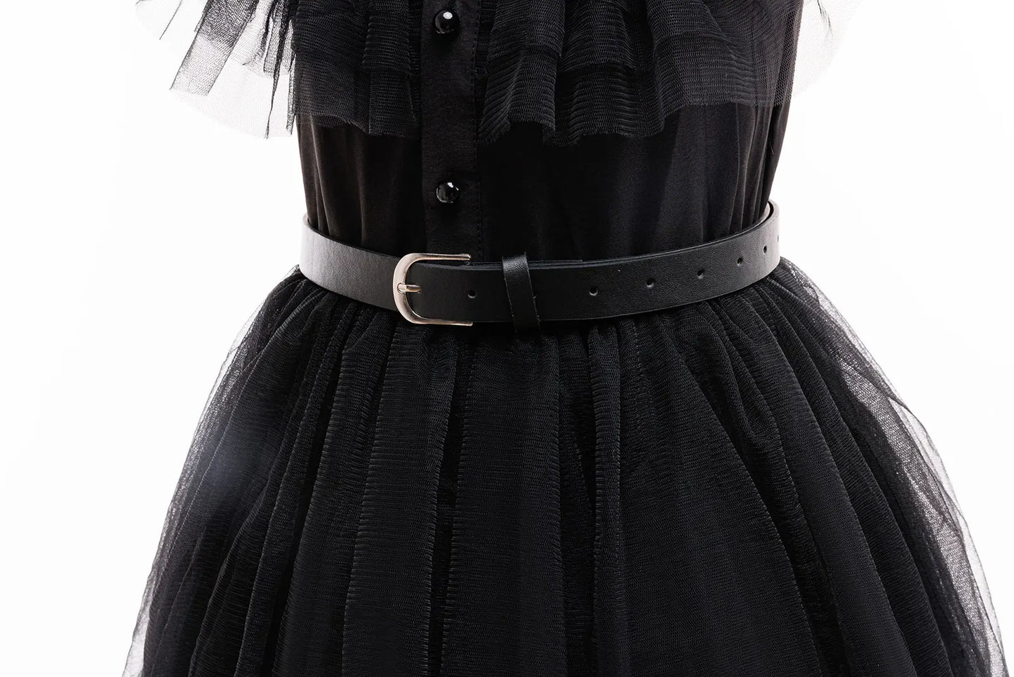 Family Costume with Belt Halloween Role Play Gothic Cosplay Apparel The Day Begin with W Birthday Party Ball Gown Dresses