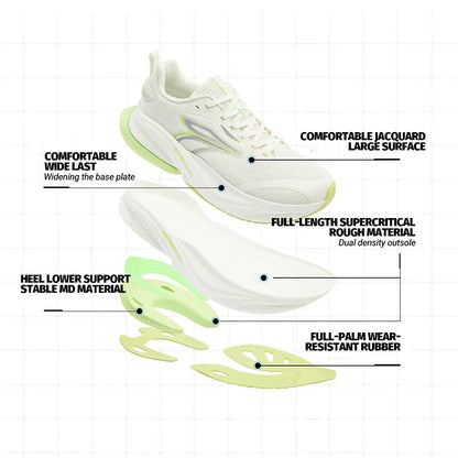 MAX Men Running Shoes New Mesh Soft Breathable Rebound Shock-absorber Stable Versatile Male Sneaker 672522225