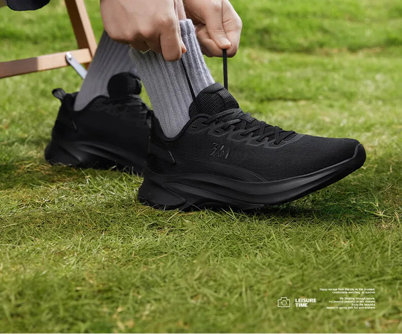 Men Running Racing Shoes Shock Absorbing Wear Thick Bottom Resistant Casual All-Match Mesh Male Sneaker 672412233