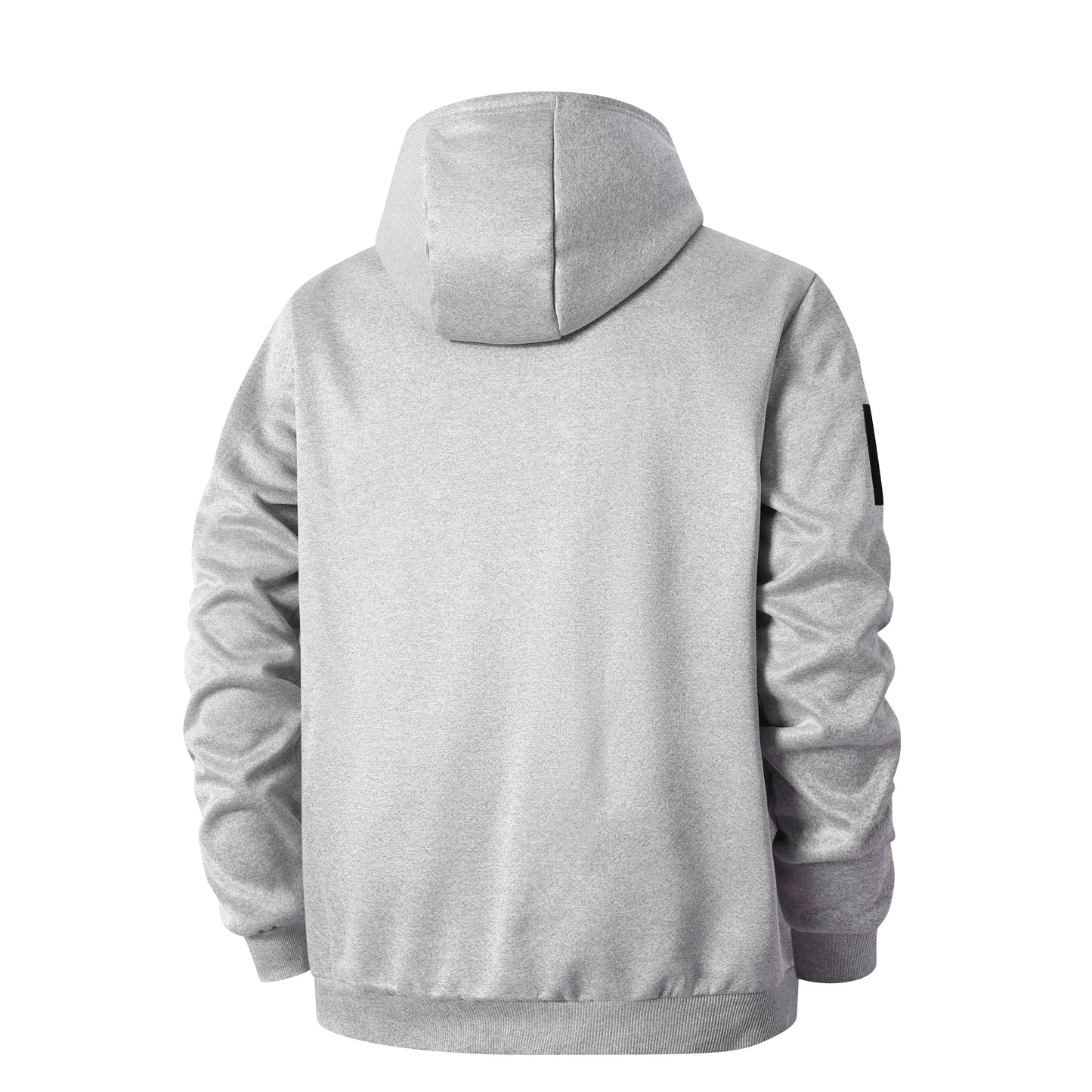 Winter Fleece Jacket Men's Casual Thickened Wool Jacket Warm Zipper Hoodies Cardigan Sports Long Sleeve Sweatshirts Hooded Coat