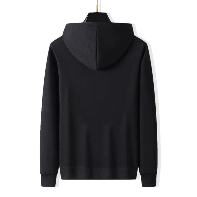 Men's Plus Size Sweatshirt 110-185KG Comfortable Cotton Casual Hoodies Autumn Winter Daily Outdoor Travel Tops Male Clothing