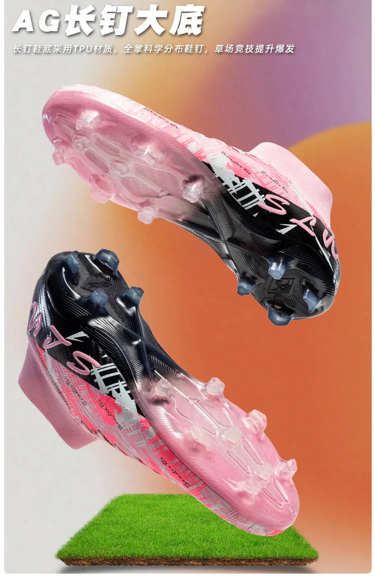 Professional Football Boots Men Soccer Shoes Society Football Cleats FG Ultralight Training Soccer Sneakers Outdoor Sports Shoe
