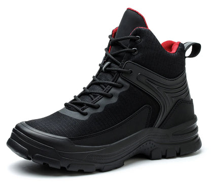 New 2026 Fashion Men Work Safety Boots Anti-smashing Industrial Work Shoes Sneakers Anti-sand Boot Outdoor Ankle Male Footwear