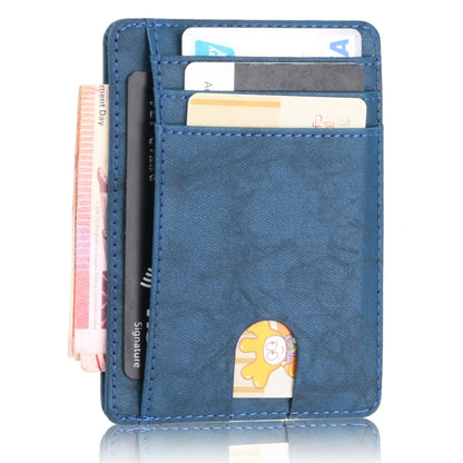 Blocking Wallet Business Card Cover for Case Super Thin Men Leather Credit Card Holder Card Travel Wallet Minimalist Wallet