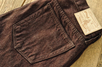 Men Jeans Brown Jeans Men Jeans Trousers  Selvedge Denim Jeans for Men Taper Fit Mens Jeans vintage 13.8 Oz