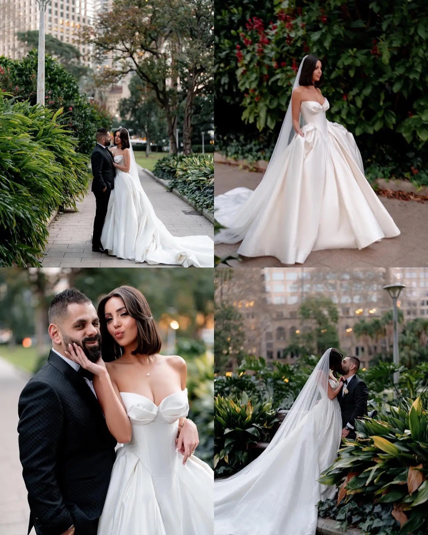 Elegant Sweetheart Off White Satin Wedding Dress for Women Luxury Long Train Corset Simple Bride Dress SW010