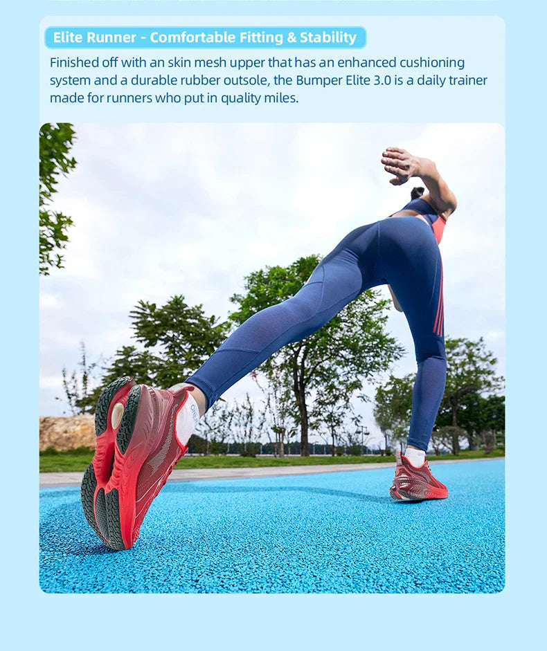 Cushioning Running Shoes For Men Suitable Heavy Runners Lace Up Sports Women Non-slip Outdoor Athletic Male Sneakers