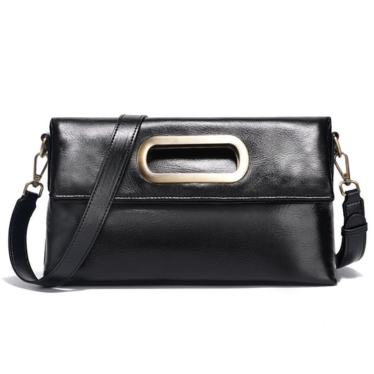 Vintage Genuine Leather Handbag for Women Large Capacity Brown Crossbody Designer Shoulder Bag 2026 Summer Beige Sac Bolsa