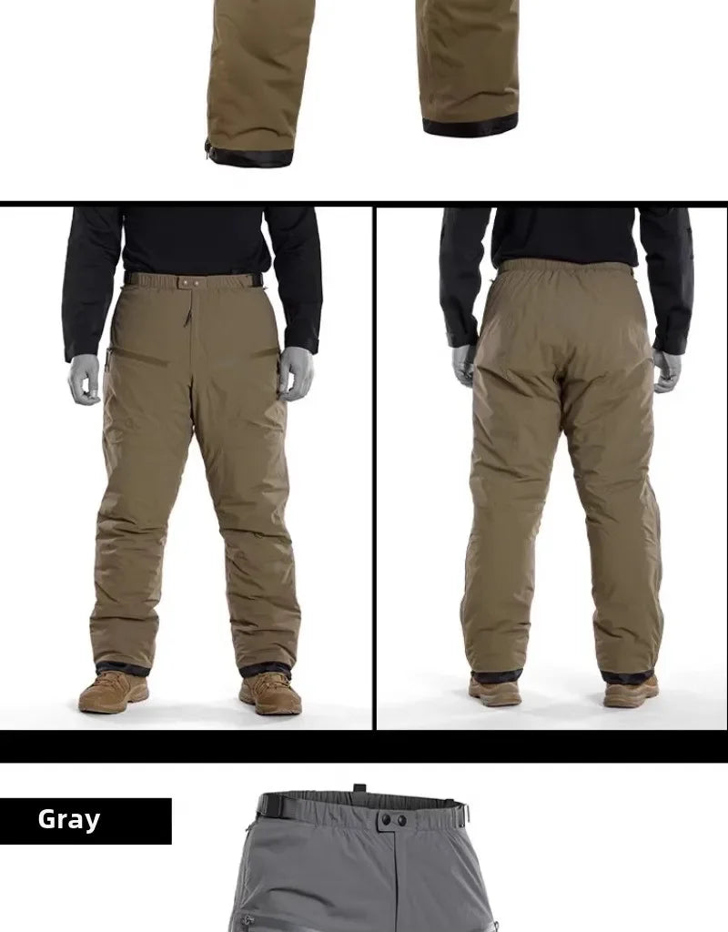 Tactical Men's Warm Cotton Pants Camouflage Winter Thickened Polar Cold Clothing Mountaineering Military Outdoor Sprint Pants