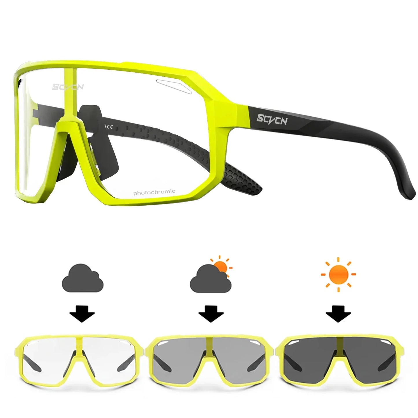 New Sports Men UV400 Cycling Glasses Bike Sunglasses Outdoor Eyewear  MTB Bicycle Women Riding Hiking Goggles