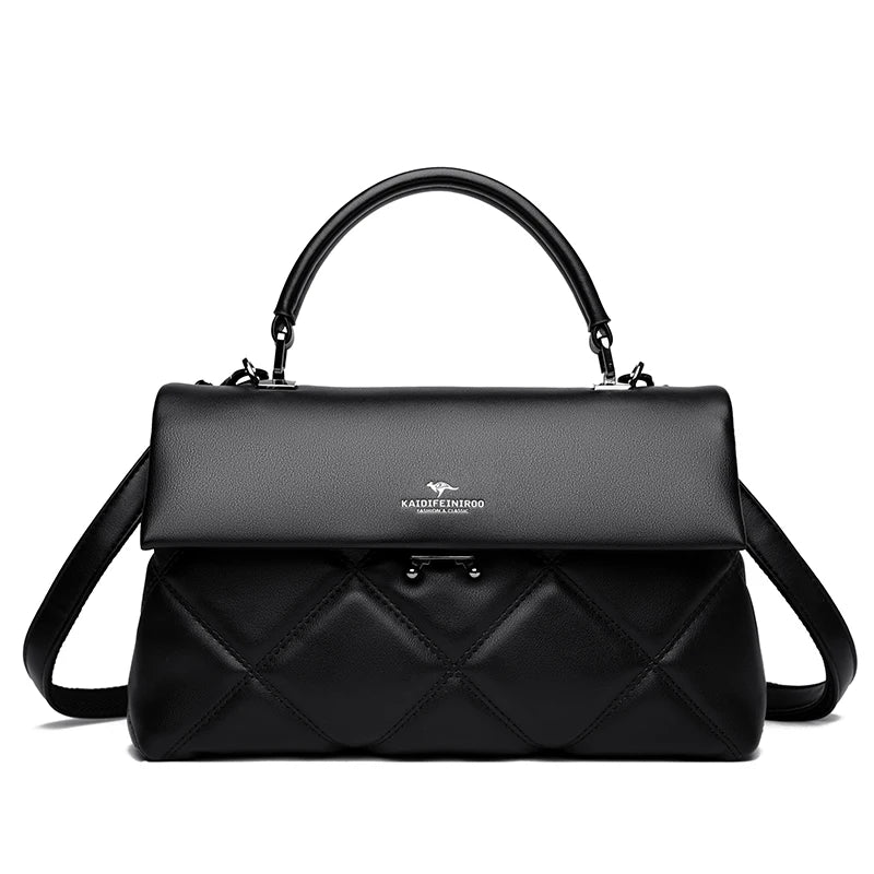 Women's Bag New Trend Korean Handbags Designer Luxury Brand Ladies Shoulder Bags Soft Leather Fashion Versatile Crossbody Bags