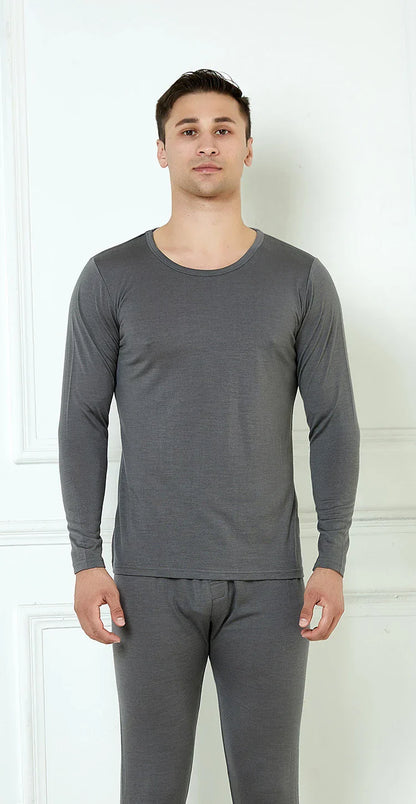 100% Merino Wool Base Layer Set Men 150G Winter Merino Wool Thermal Underwear Sets Lightweight Long Sleeve Top Bottom Pants