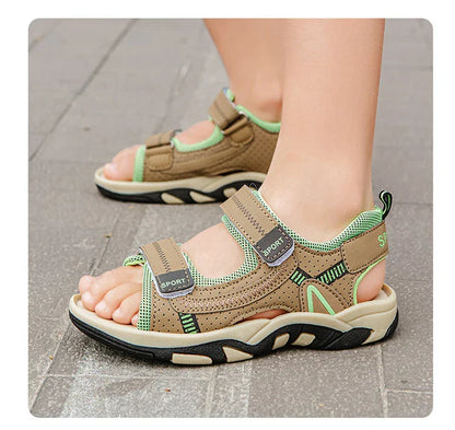 Children Sport Sandals Summer for Boys Outdoor Casual Beach Shoe Comfortable Soft Sole Kids Walking Sandials Non-slip