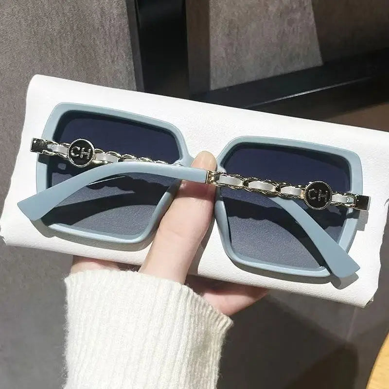 Ins 2025 Luxury Designer Polarized Sunglasses Women New Fashion Big Square Retro Sun Glasses Ladies Eyewears Gafas De Sol UV400