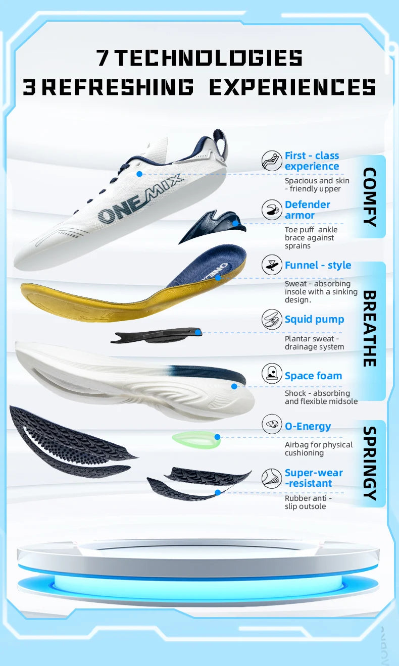 Bumper Max Jogging Running Shoes Unisex Lightweight Sneakers Road Wear-Resistant Fashion Sports Fitness Shoes