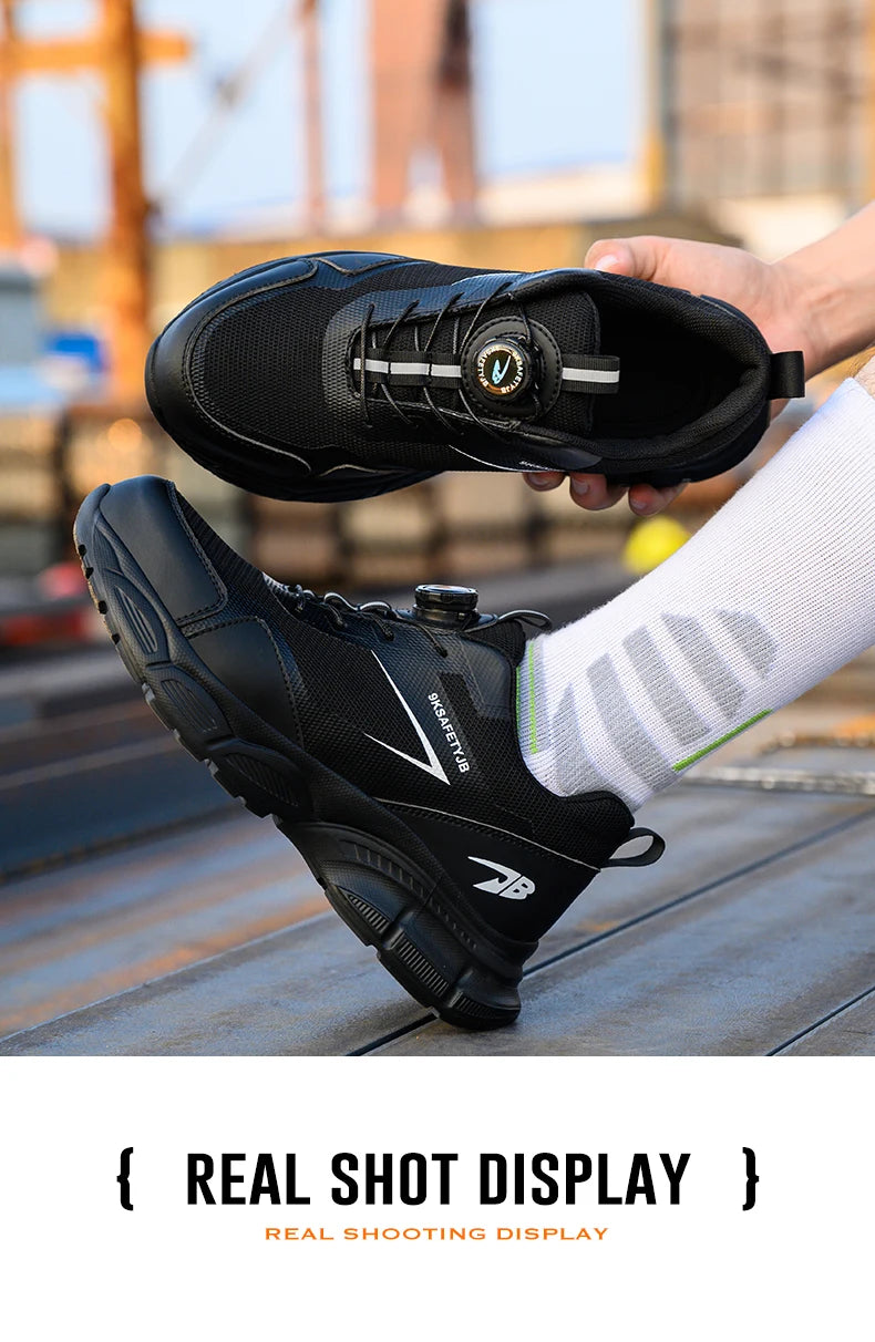 New 2025 Insulation Shoes Construction Work Boots Anti-smash Anti-puncture Safety Shoes Men Steel Toe Boots Indestructible Shoes