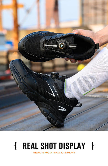 New 2025 Insulation Shoes Construction Work Boots Anti-smash Anti-puncture Safety Shoes Men Steel Toe Boots Indestructible Shoes