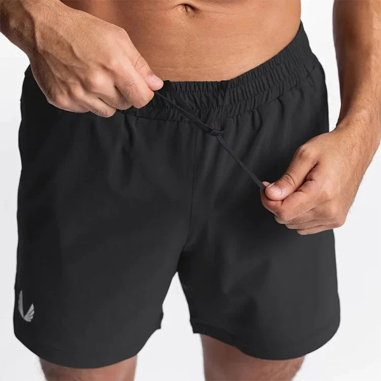Men's Quick-Drying Shorts Summer Gym Workout Running Basketball Sports Breathable Slim Fit Casual Training Streetwear Fashion‌
