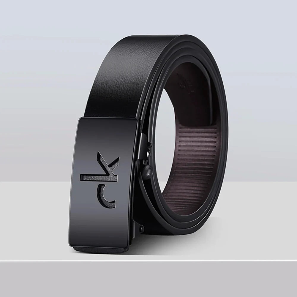 Men's Automatic Buckle Belt Fashion Men's Business Casual Belt Trend Simple Gift For Boyfriend Father's Birthday