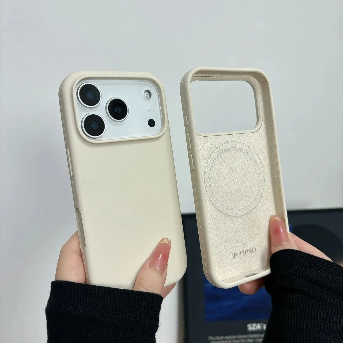 Original Liquid Silicone For Magsafe Phone Case for iPhone 17 16 15 14 13 Pro Max 17Pro Official Magnetic Soft Protective Cover