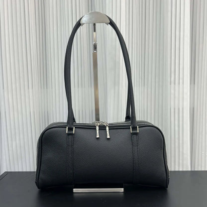 Elegant Versatile Suede Underarm Bags For Women Premium Soft Genuine Leather Shoulder Bag For Office Commute Lady Handbags New
