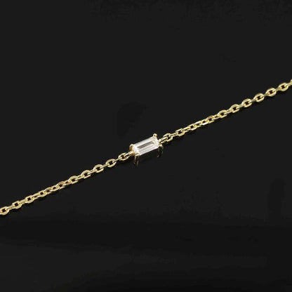 Trendy A Moissanite Bracelets for Women Letter Charm Adjustable Chain 100% 925 Sterling Silver Wedding Fine Jewelry Gifts