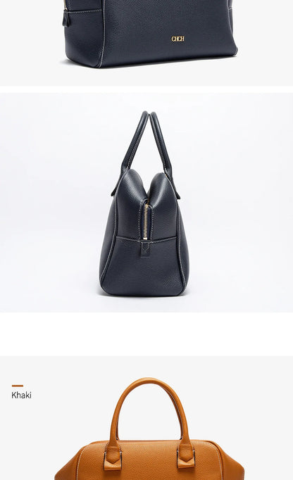 Women's Crossbody Bag Autumn Large Capacity Pillow Bag Hidden Blue Zipper Wide Shoulder Strap Travel Bag