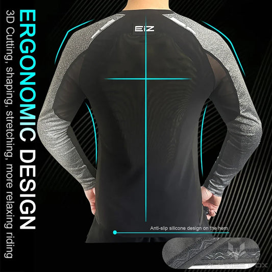 Men's Motorcycle Jacket Summer Breathable Motocross Body Armor Elastic Rider Racing Jacket Clothing CE Certified Protector Gear