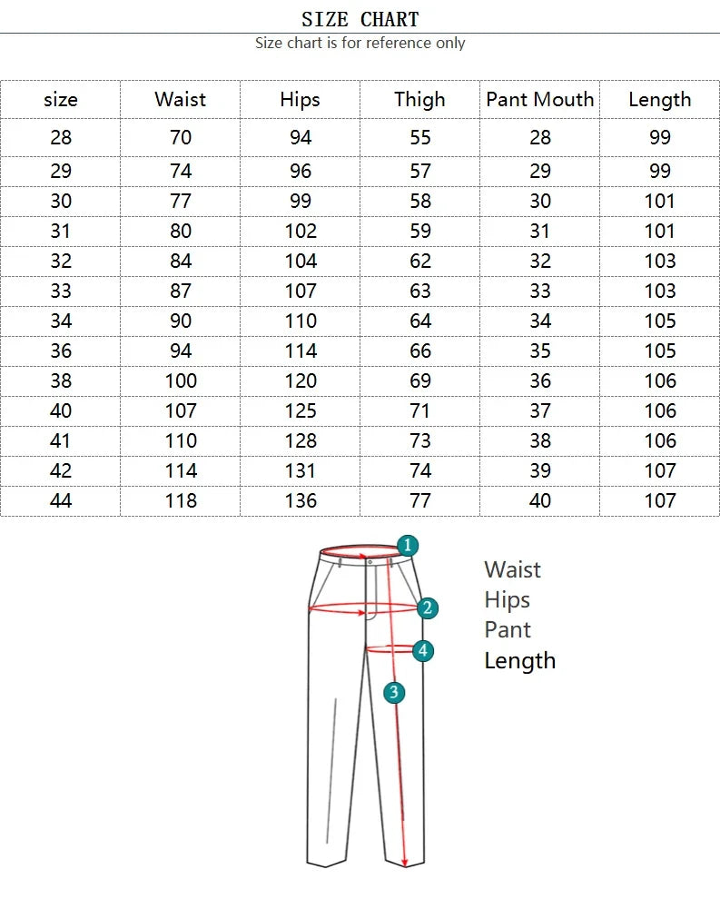2024 Autumn and Winter New Jeans Fashion Street Jeans Men's Retro Punk Jeans Large Size 42 44