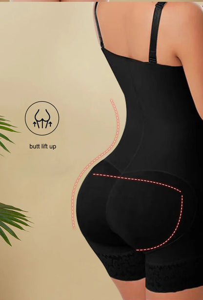 Colombiana Girdle Full Body Shaper Lift Up Butt Lifter Bodysuits Tummy Control Panties Waist Trainer Thigh Slimmer