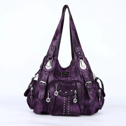 Women Handbags Women Shoulder Bags Fashion PU Leather Handbag Female Satchel Big-capacity Shoulder Purse Bag bolsa feminina